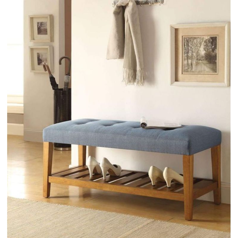 Jual Bench kayu jati minimalis / bangku rak sepatu | Shopee Indonesia