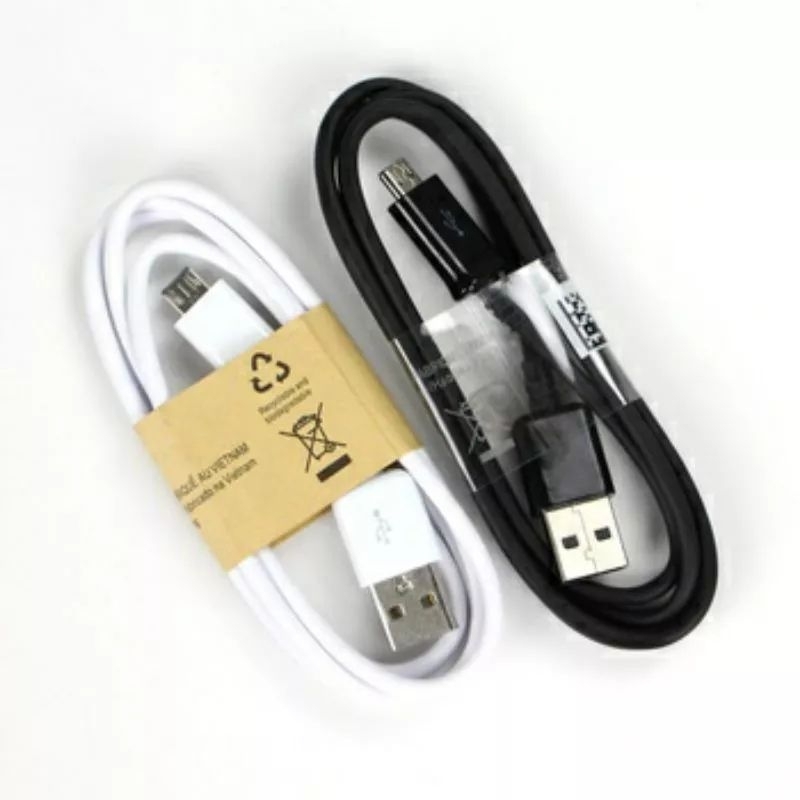 Jual KABEL DATA MICRO USB PUTIH PANJANG 1 METER | Shopee Indonesia