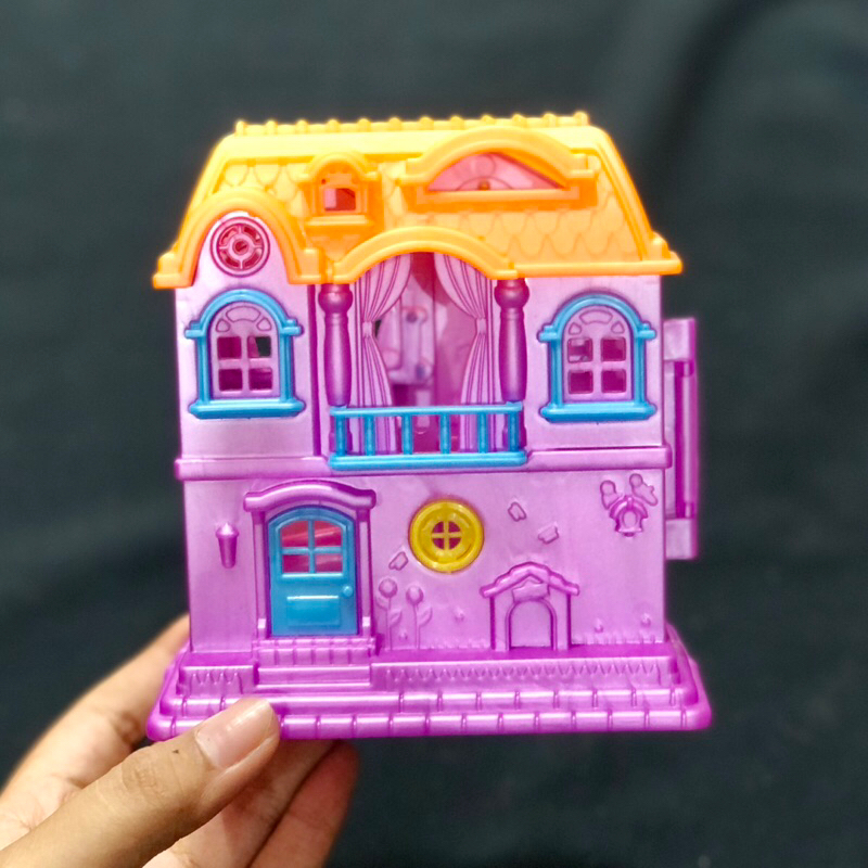 Jual Mainan rumah rumahan anak lucu bisa di buka mainan rumah rumahan