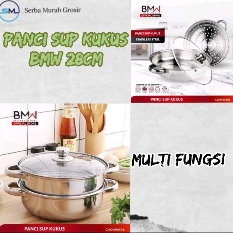 Jual Panci Kukus Panci Steamer Panci Multifungsi Bmw Cm Shopee Indonesia