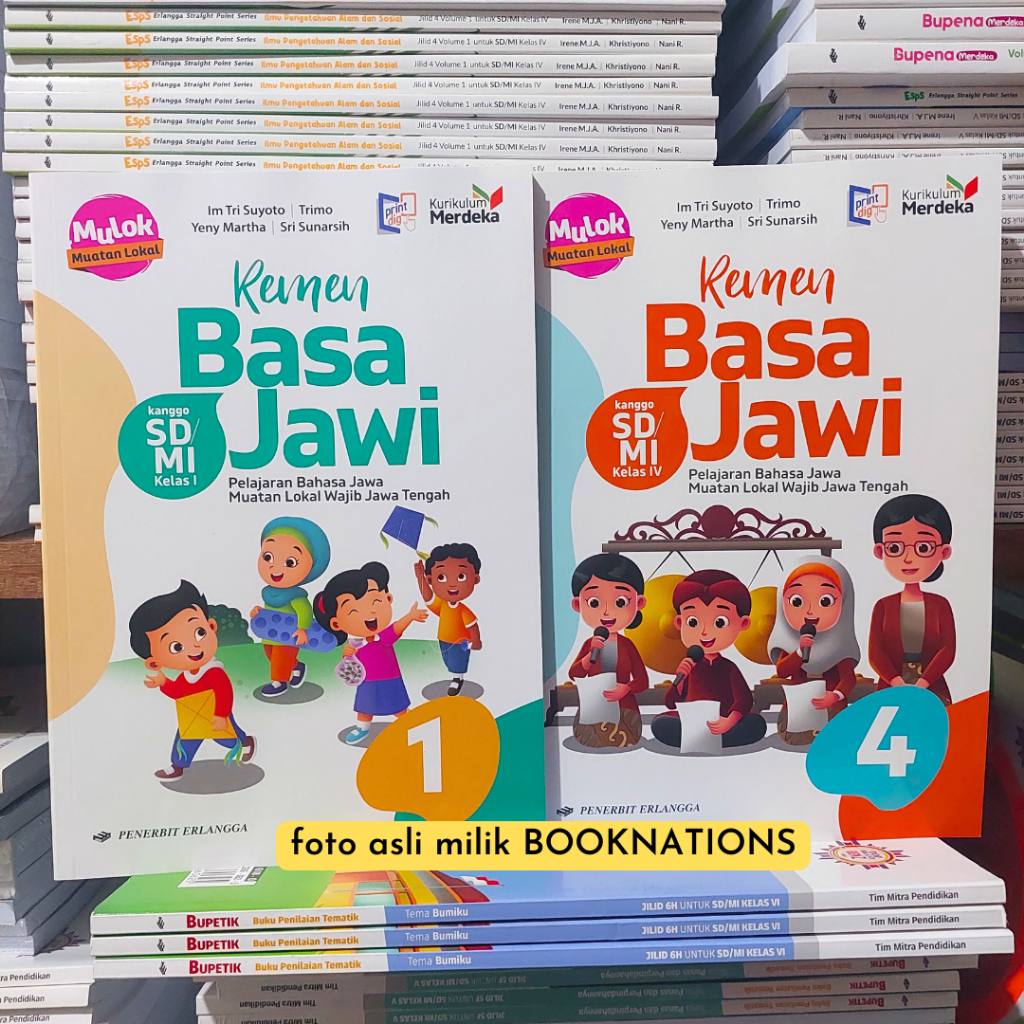 Jual Buku REMEN BASA JAWI Kelas 1 2 4 5 SD / MI Kurikulum Merdeka ...