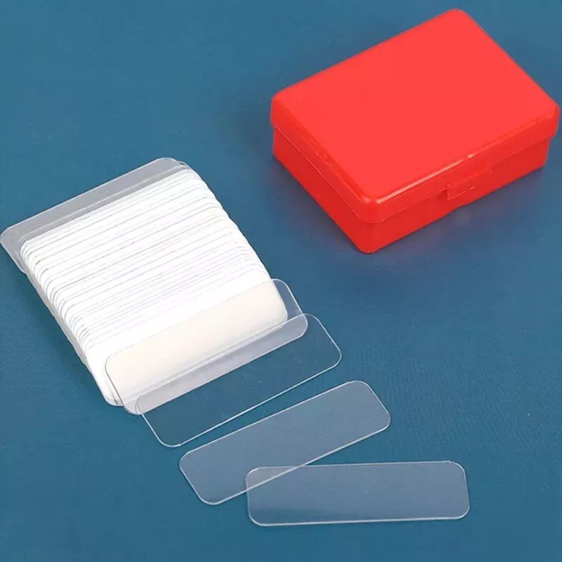 Jual Sticker Double Tape Gel 2 Sisi 1 Box Isi 60pcs Gel Bening Solatip ...