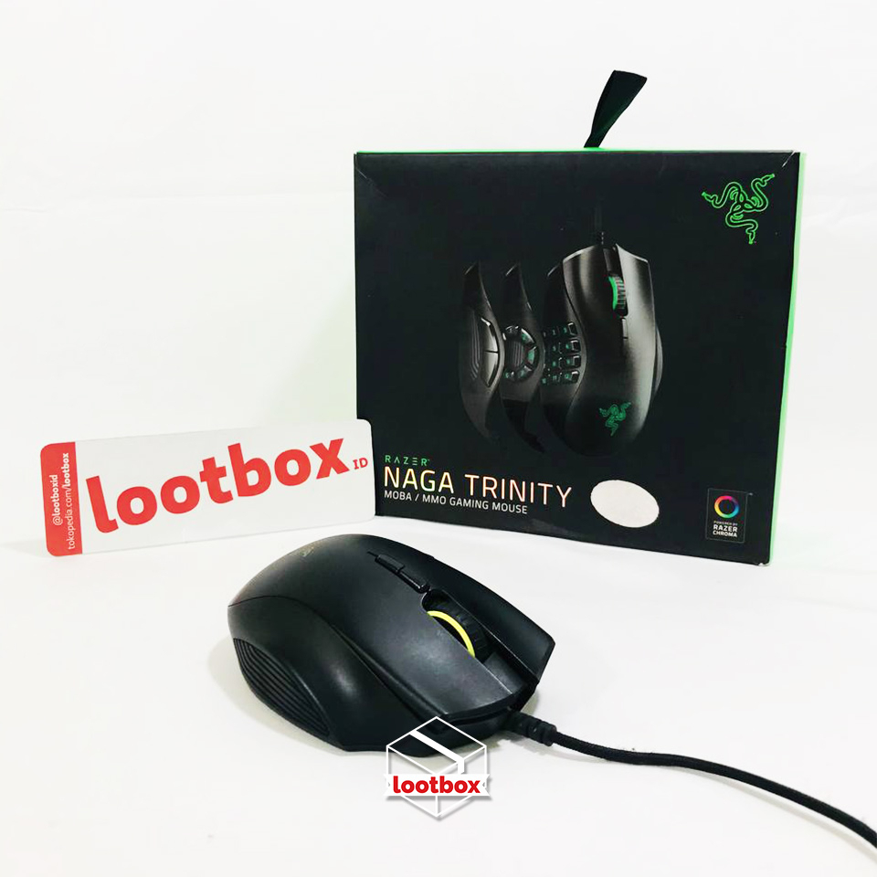 Jual Mouse Gaming Razer Naga Trinity for MOBA Action RPG [SECOND ...