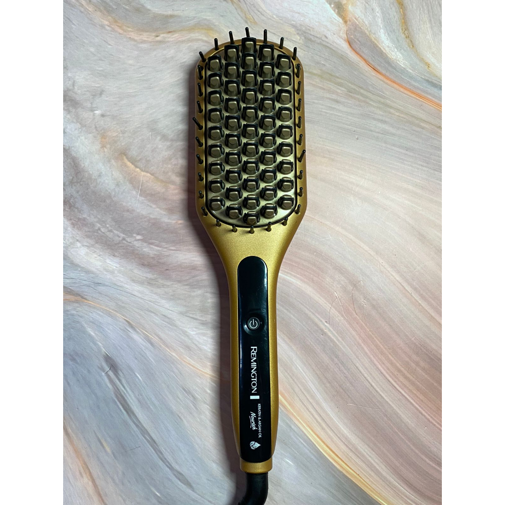 Jual Remington Keratin Argan Oil Nourish Straightening Brush CB7400 AP Shopee Indonesia