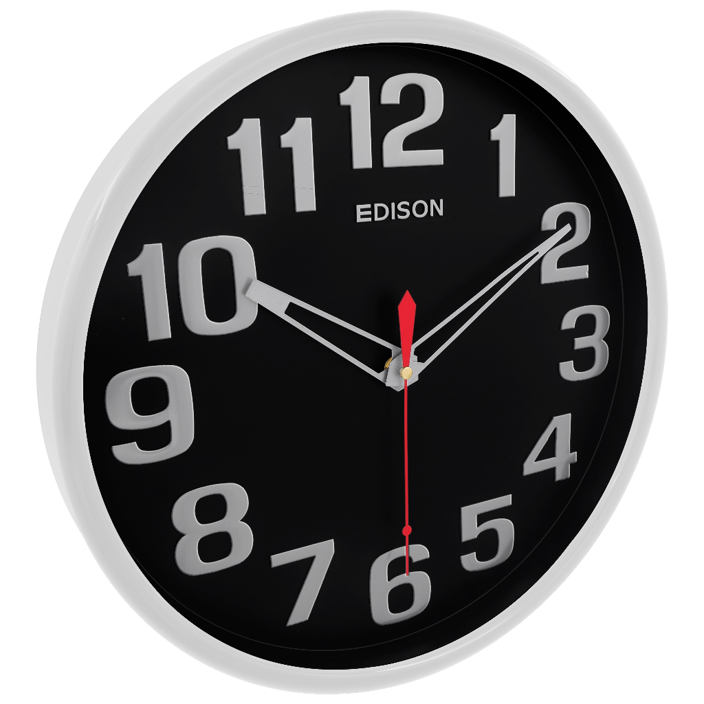 Jual Jam Dinding Edison Sweep ES 365 T50 Timbul Diameter 360mm 36cm ...