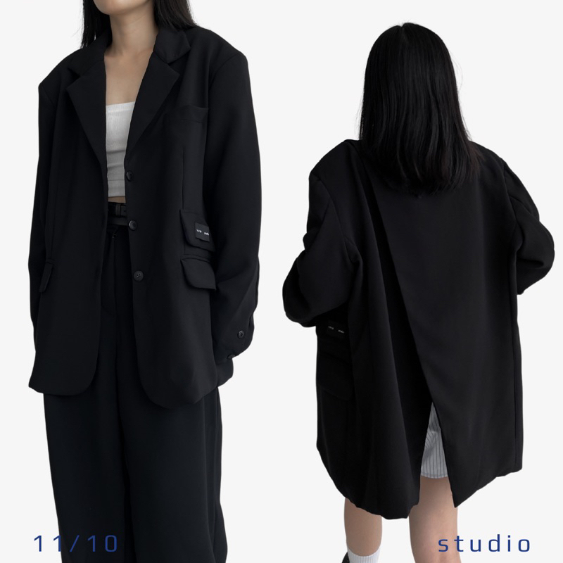 Jual 11/10 LUC Oversized Blazer Unisex Shopee Indonesia
