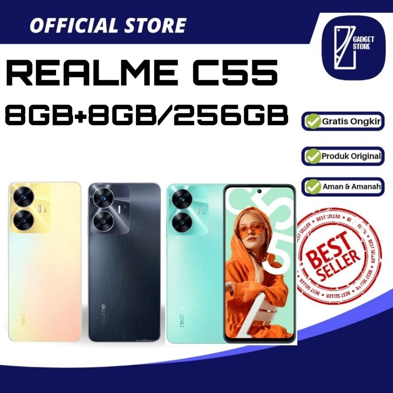 Jual REALME C55 8GB+8GB/256GB RESMI | Shopee Indonesia