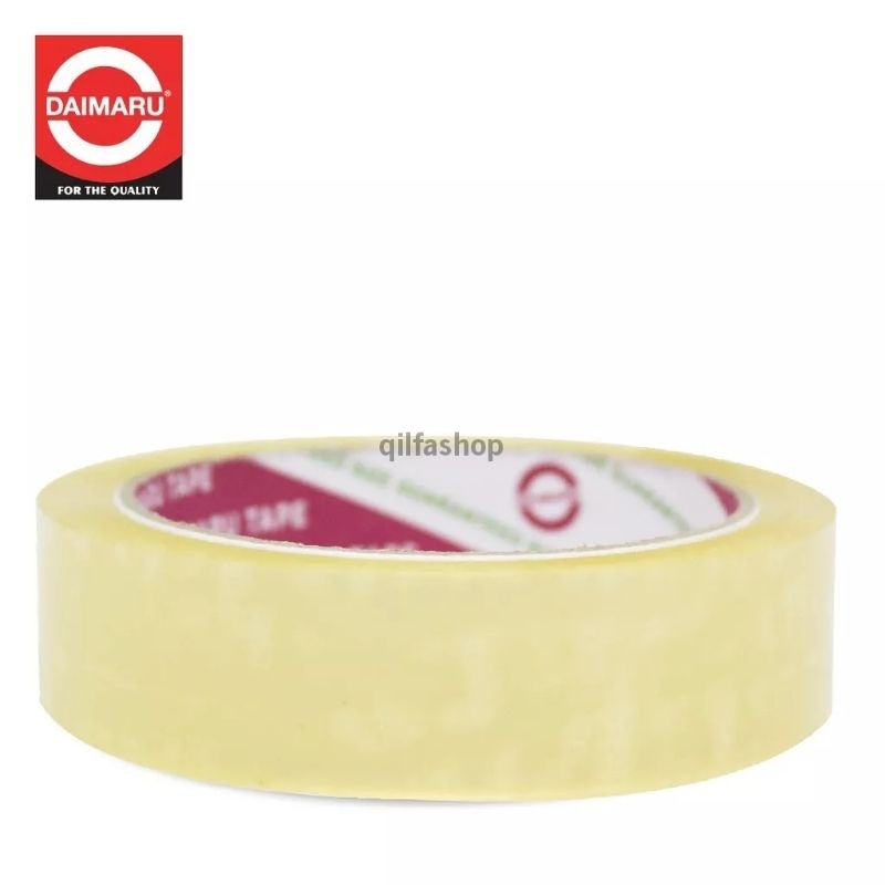 Jual Daimaru Tape Isolasi Selotip Lakban Bening 1 Inch 24mm X 100meter Original Shopee 9456