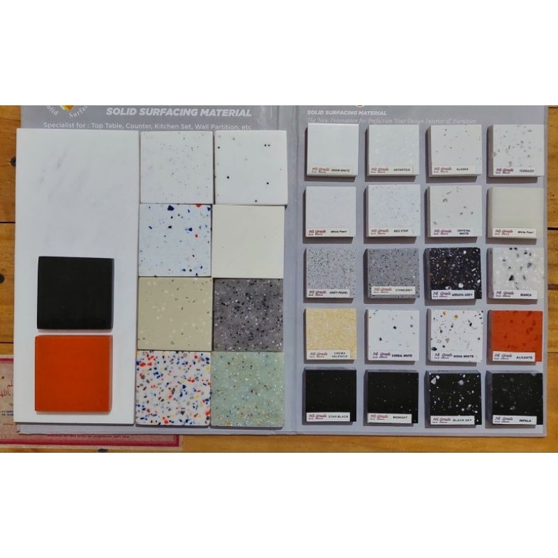 Jual solid surface top table meja dapur granit marmer bandung solid
