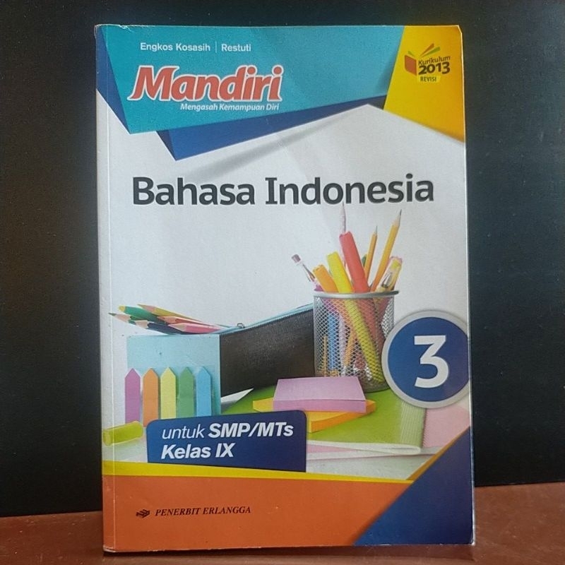 Jual BUKU LATIHAN SOAL MANDIRI BAHASA INDONESIA UNTUK KELAS IX Original ...