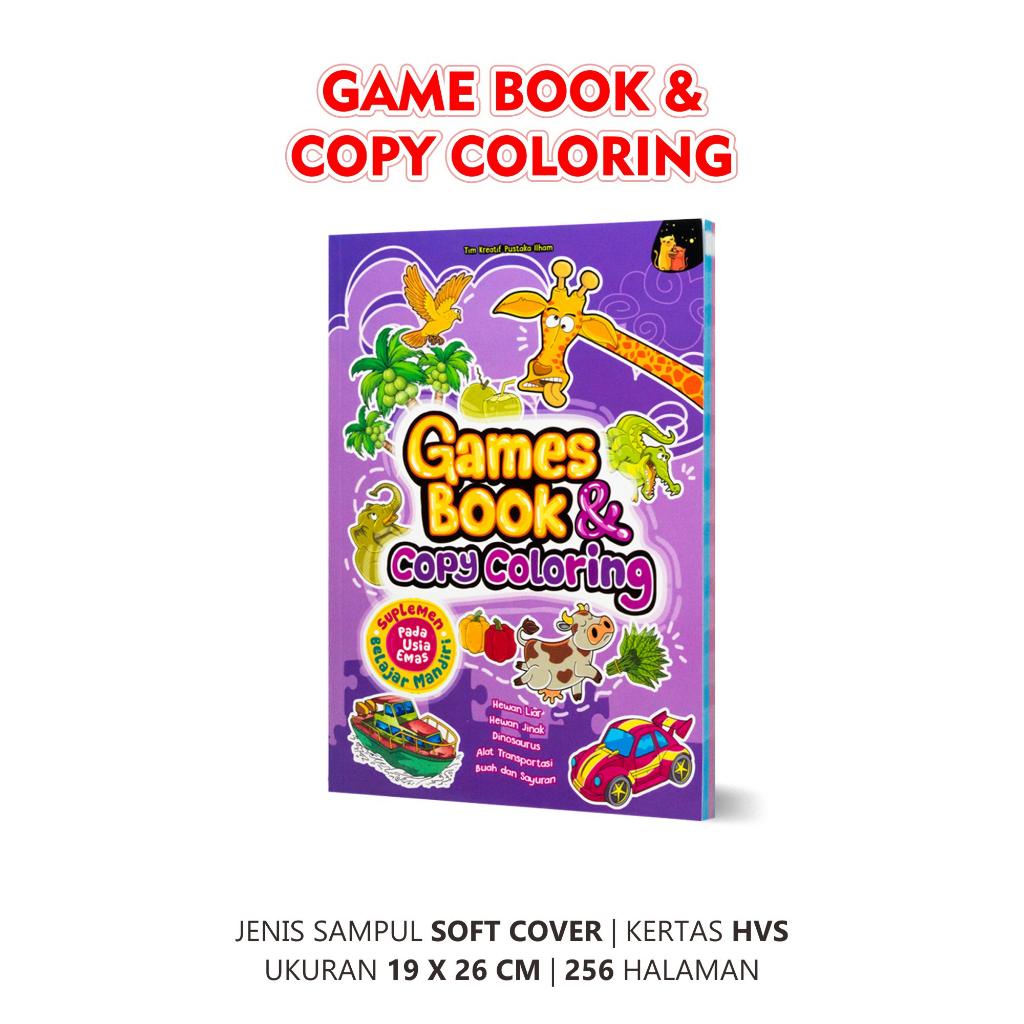 Jual Buku Anak TK Paud Games Book Copy Coloring Menulis Huruf dan Angka ...