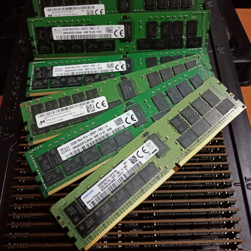 Jual MEMORY RAM SERVER DDR4 32GB PC4-2933Y ECC REG/RDIMM ORIGINAL FOR ...