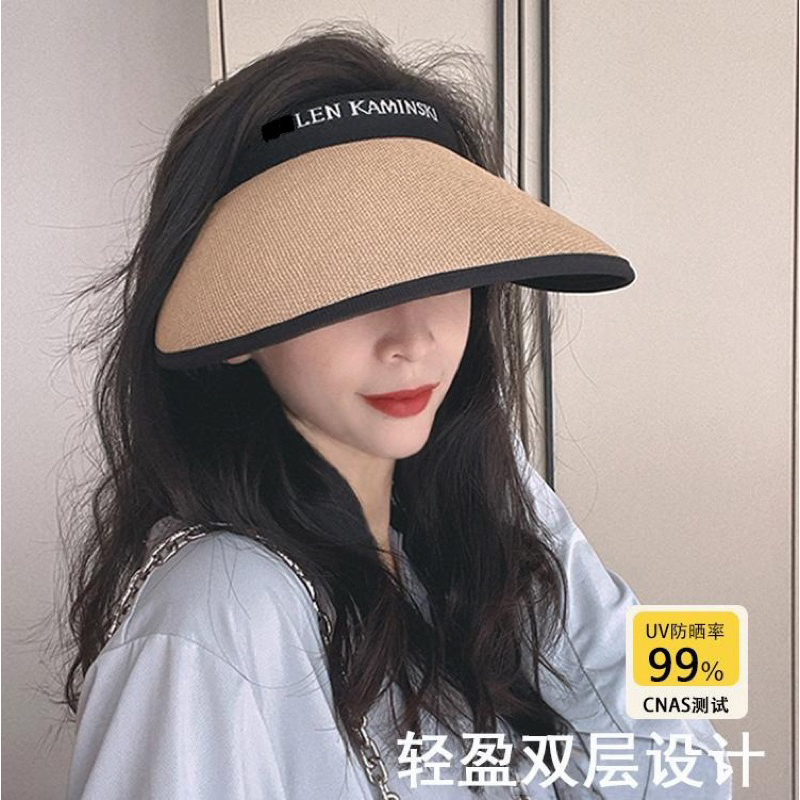 Jual WALVA - T007 Topi Pantai Topi Sport Topi Jerami Anti UV Gaya korea ...