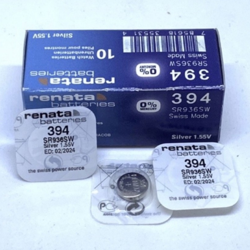 2 X Renata 394 SR936SW Silver Oxide Batteries – Fits Tissot PRC200 T461