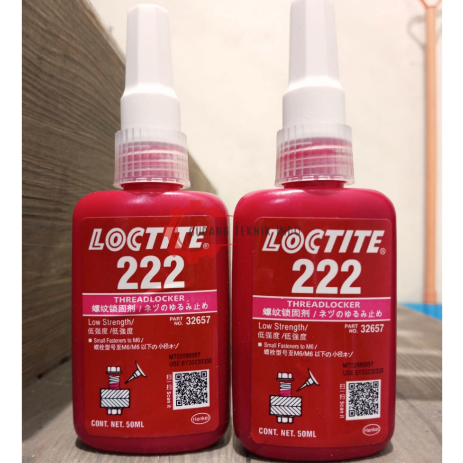 Jual LOCTITE 222 Threadlocker Low Strength / Lem LOCTITE 222 50ml Shopee Indonesia