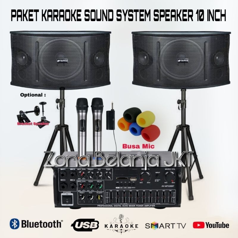 Jual paket sound speaker home theater karaoke KR 500 horeg glerr
