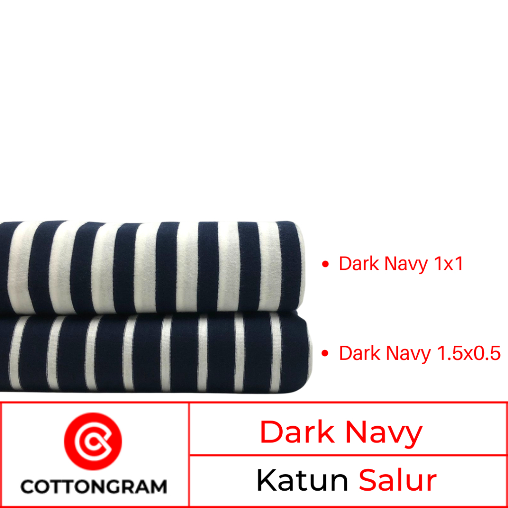 Jual Cottongram Kain Kaos Bahan Cotton Combed Motif Salur Per Gram Shopee Indonesia