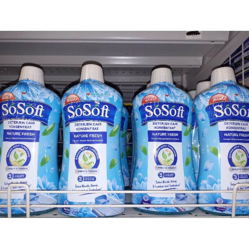 Jual sosoft deterjen cair nature freshh & sweet bouquet 750ml /700 ml ...