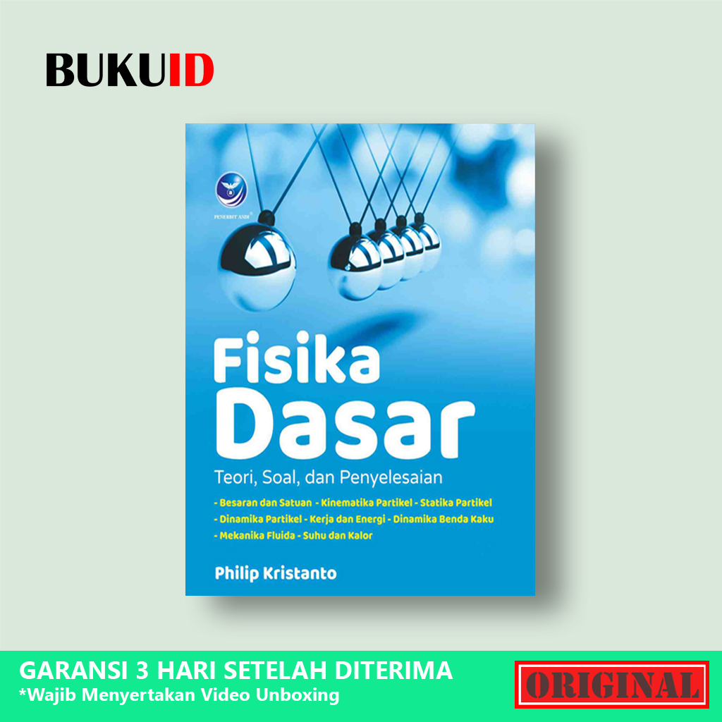 Jual Buku Fisika Dasar Teori Soal Dan Penyelesaian Shopee Indonesia