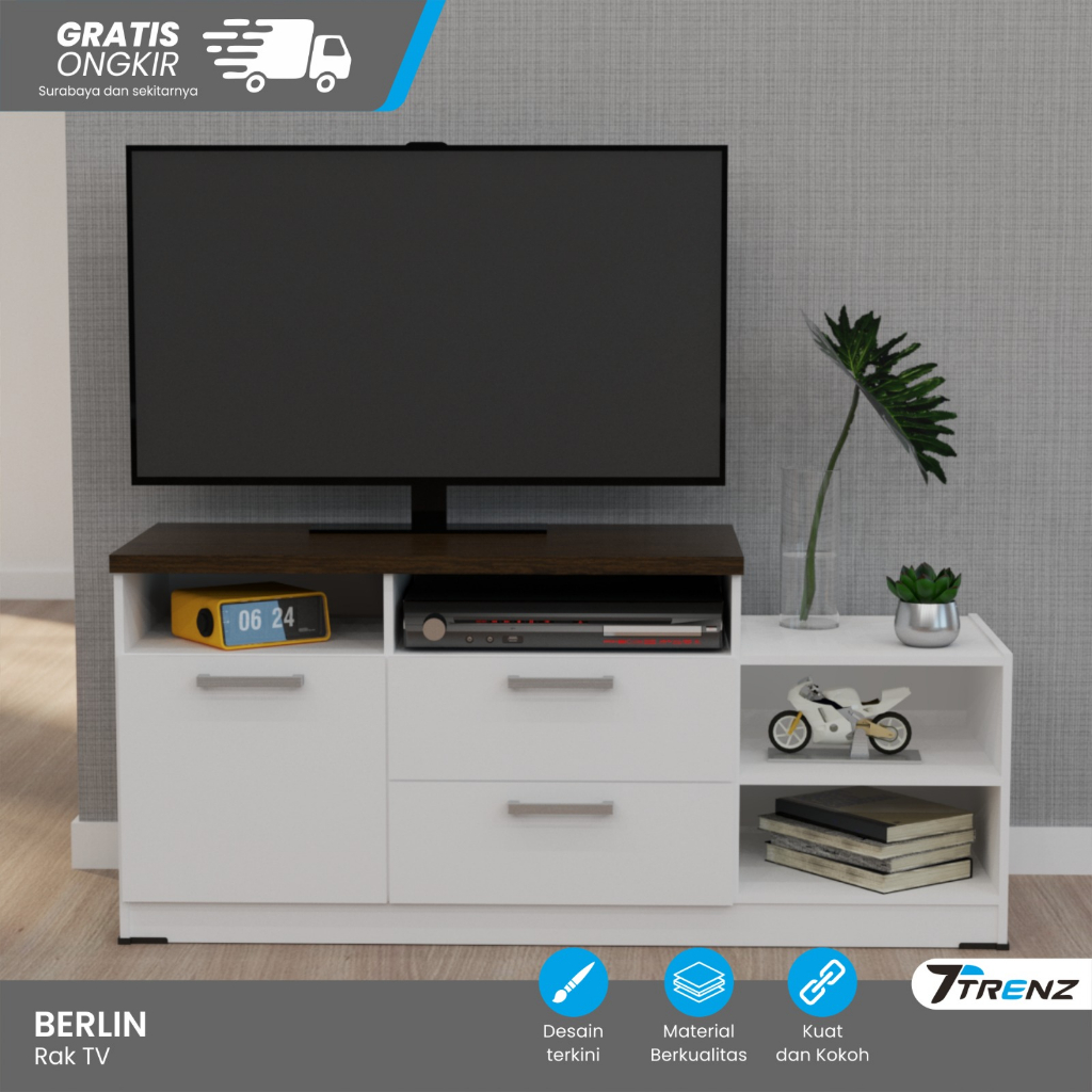 Jual Trenz Furniture - Meja TV Buffet Rak TV Kayu Cabinet Matkens RTV ...