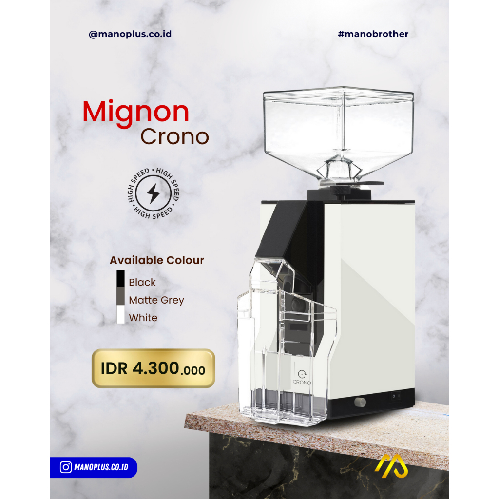 Jual Coffee Grinder Eureka Mignon Crono Original Italy 100 New