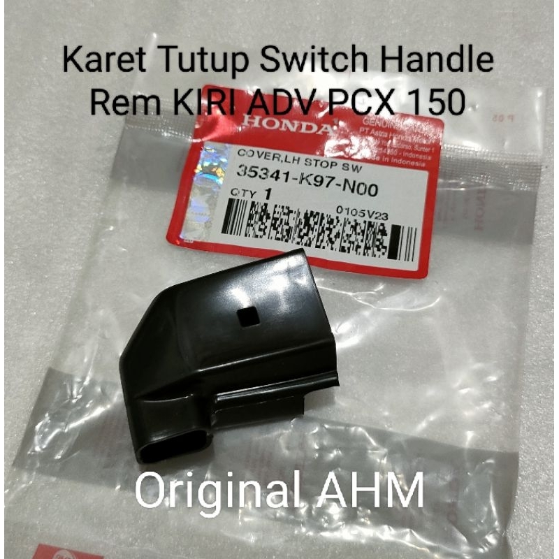 Jual Karet Tutup Switch Handle Rem KIRI ADV PCX 150 Ori AHM 35341 K97 ...