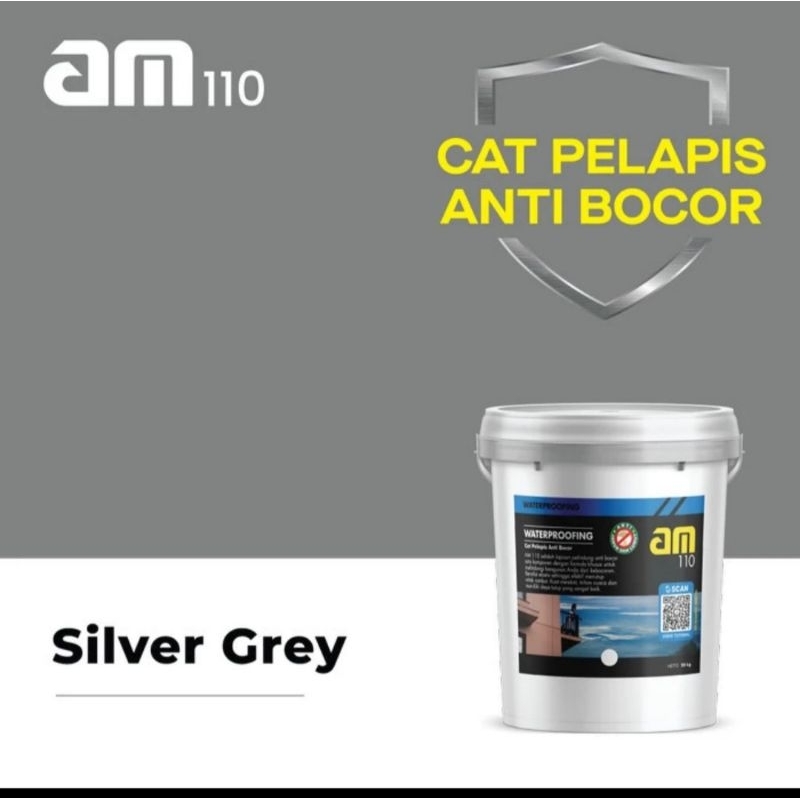 Jual Am 110 Cat Waterproofing Pelapis Anti Bocor 20kg Silver Grey Shopee Indonesia 0589