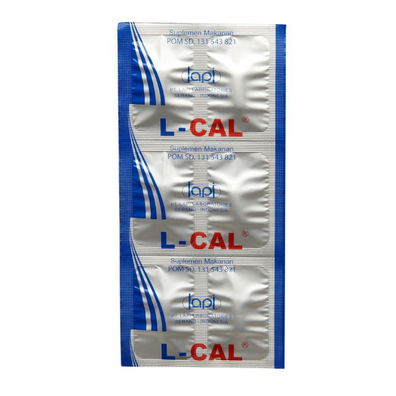 Jual L-CAL tablet /strip | Shopee Indonesia