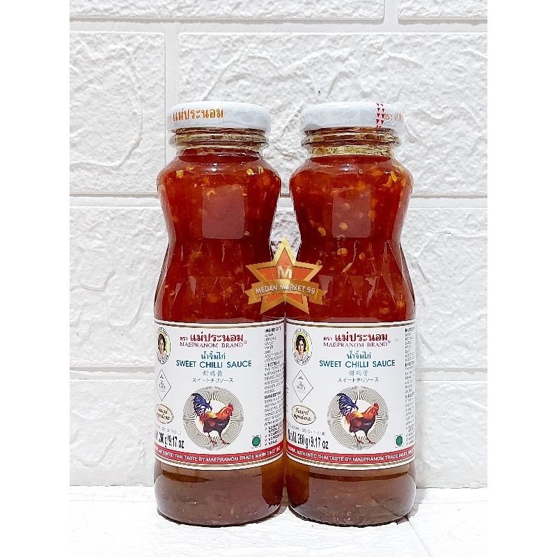 Jual MAEPRANOM SWEET CHILLI SAUCE 260gr | SAOS SAMBAL THAI BANGKOK CAP ...