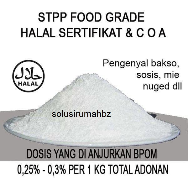 Jual STTP 1Kg / STPP / Sodium Tripolyphosphate Food Grade 1 kg kiloan ...