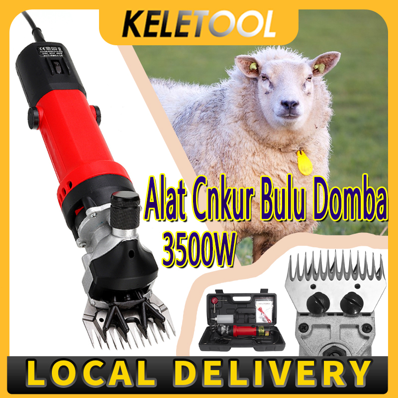 Gunting Domba Listrik 6 Kecepatan Gunting Rambut untuk Domba Kambing  Maskara Wol Gunting Domba Pertanian Mesin Geser