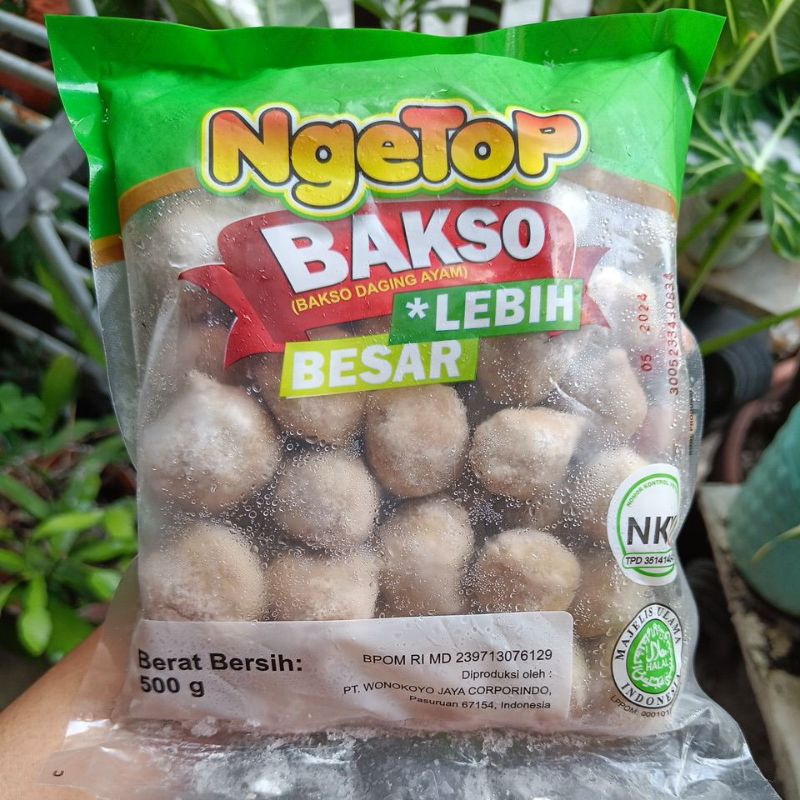 Jual Ngetop Bakso Ayam Besar Bakso Krikil 500gr Shopee Indonesia