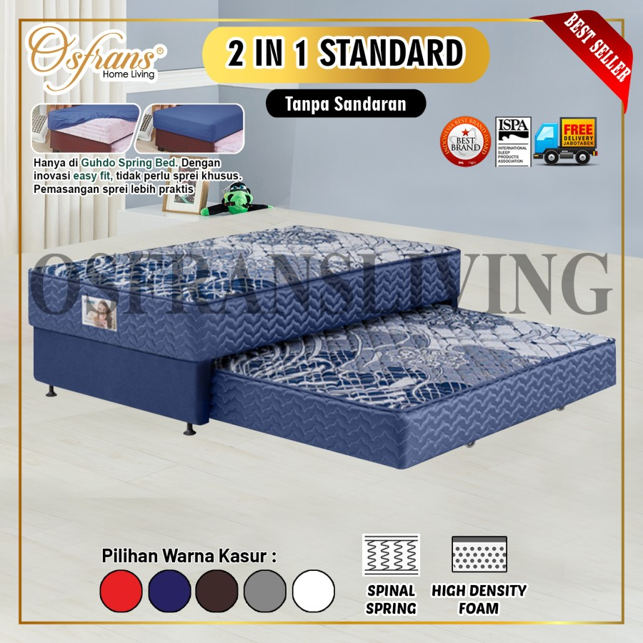 Jual Guhdo Springbed Standard 2 in 1 - FULLSET ATLANTIC / ROSELA ...