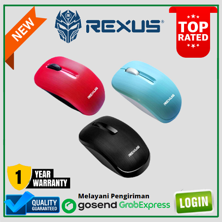 Jual Rexus Mouse Wireless Office Q10 3D Silent Click 1200DPI | Shopee ...