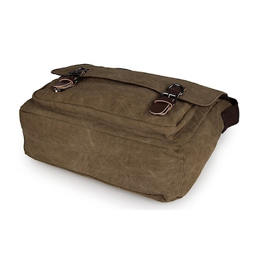 Jual Baru-Tas Selempang Pria Kanvas Tebal Cocok Untuk Kerja Sekolah Tas