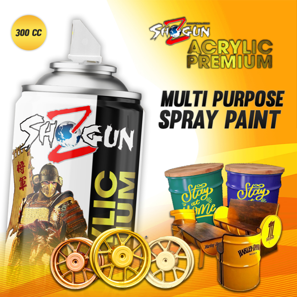 Jual Shogun Z Acrylic Cat Semprot Motor Premium Akrilik - Metallic ...