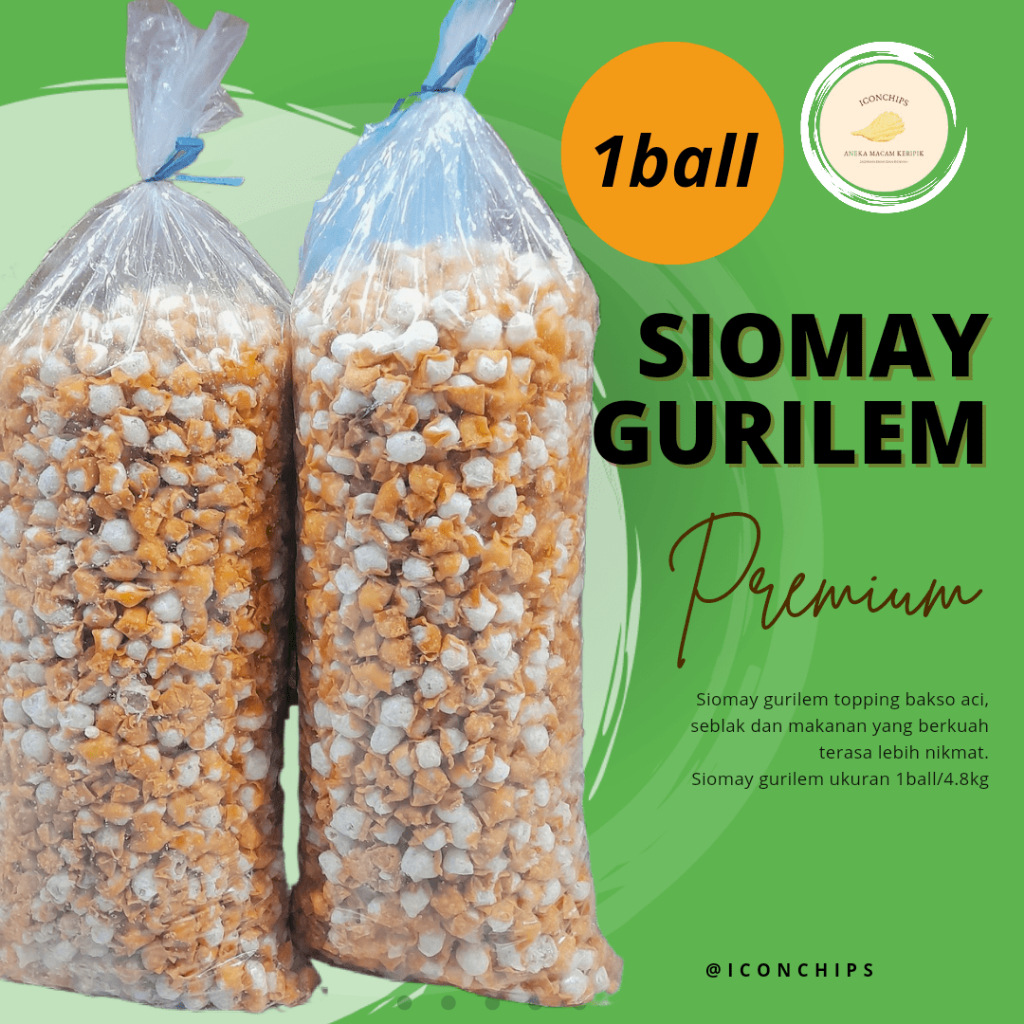 Jual Siomay Mini Gurilem 1kg Topping Baso Aci Seblak Shopee Indonesia