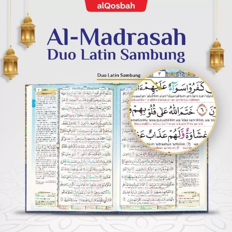 Jual Mushaf Alquran Almadrasah Duo Latin Sambung Terjemahan Terjemah ...