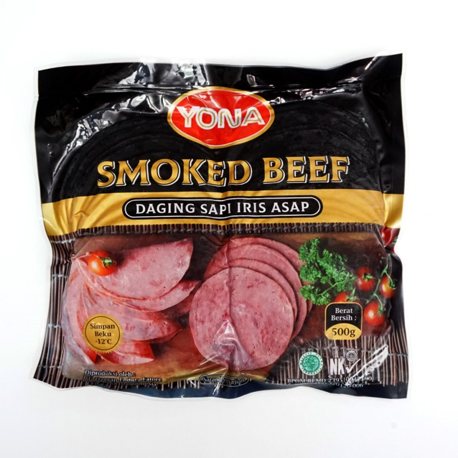 Jual Yona Smoked Beef Yona Daging Sapi Iris Asap 500g Smoke Beef Yona