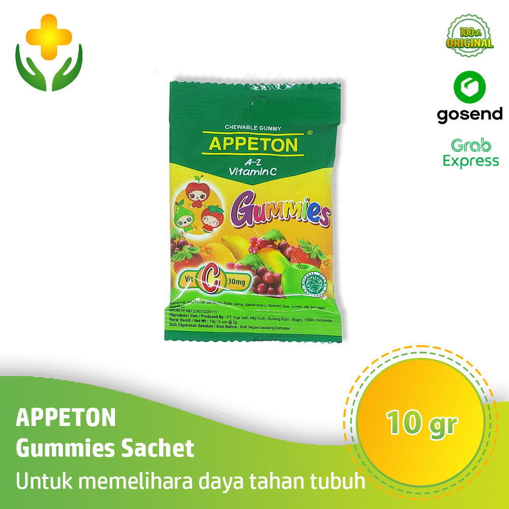 Jual Appeton AZ Kids Vitamin C Gummies 1 Sachet Appeton Gummies