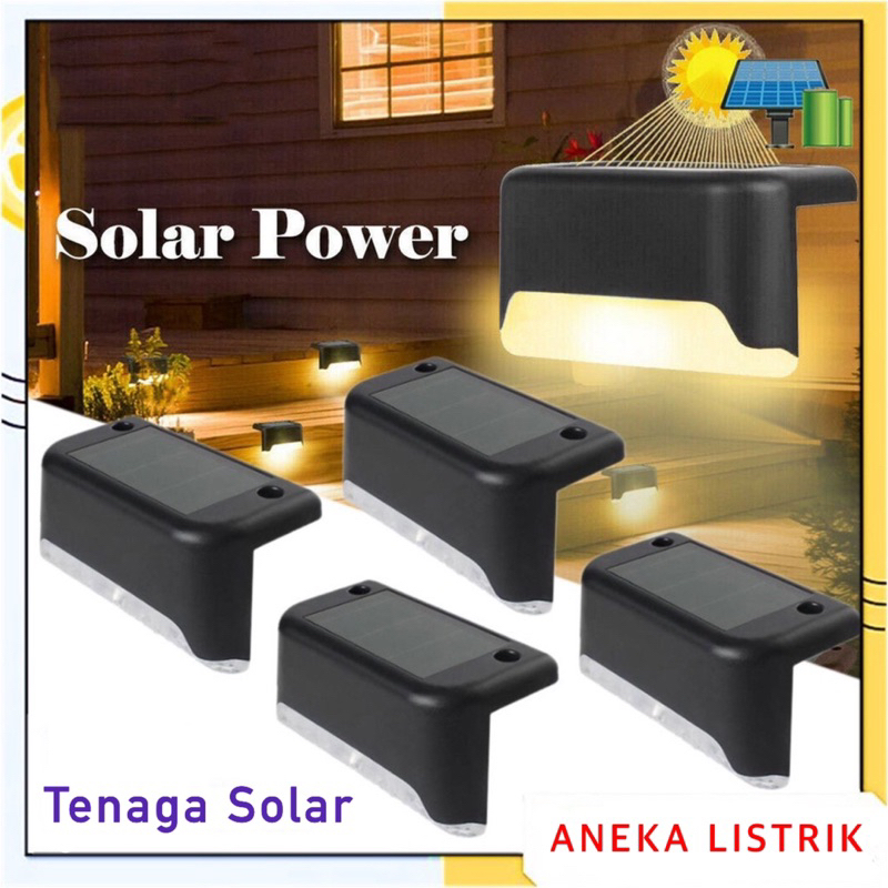 LAMPU TANGGA TENAGA SURYA / LAMPU PAGAR TENAGA MATAHARI / LAMPU TANGGA SOLAR CELL