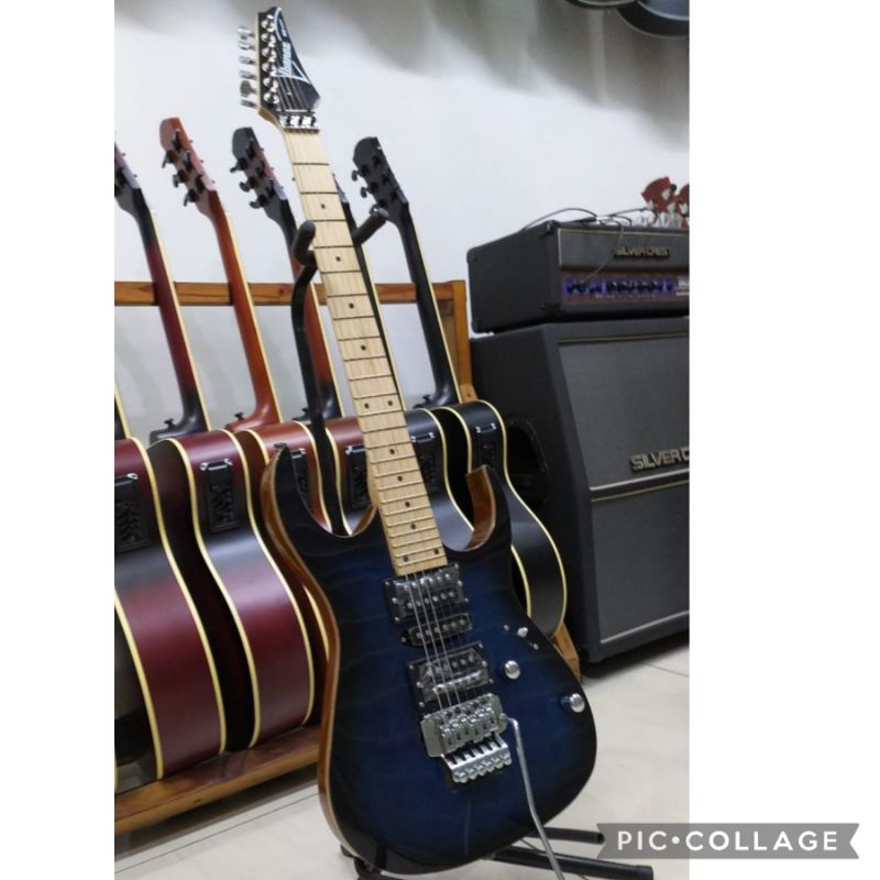 Jual Gitar Listrik Ibanez Prestige Transparent Blue Shopee Indonesia