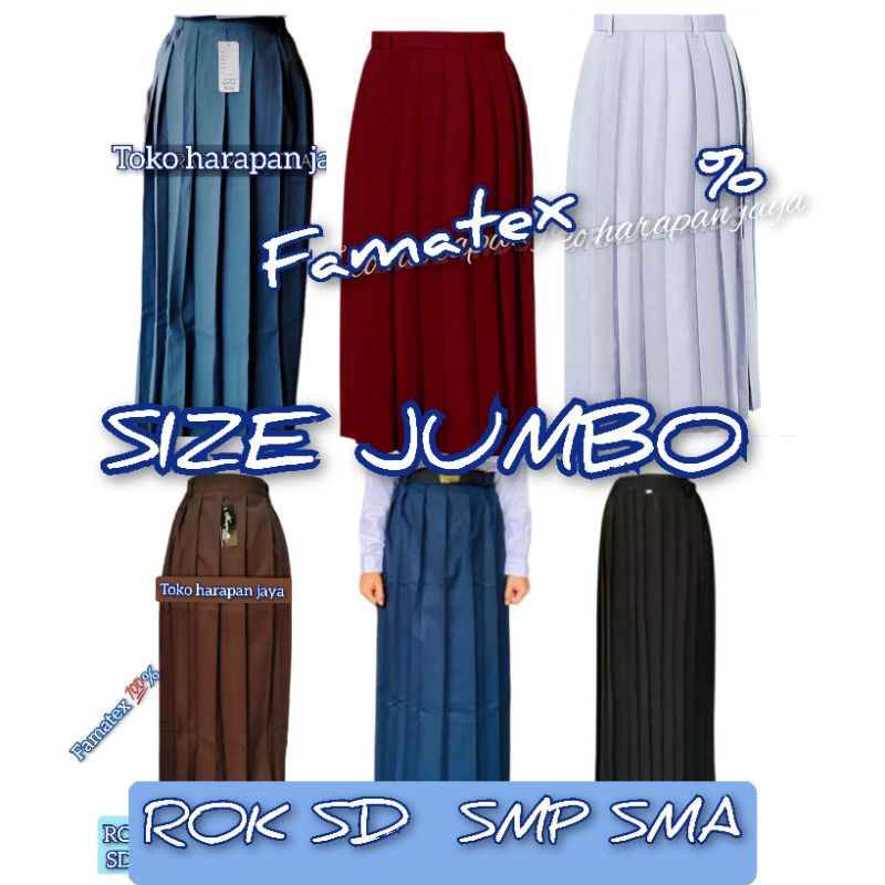 Jual SIZE JUMBO ROM REMPEL PANJANG TK SD SMP SMA SIZE L3-L6/ BAHAN ...
