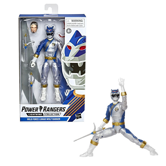 Power Rangers Lightning Collection - Wild Force Lunar Wolf Ranger - Neuf Hasbro