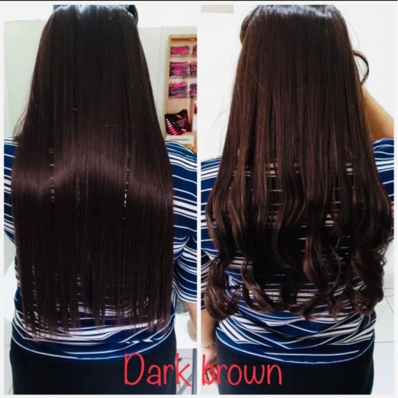 Jual HAIR CLIP KOREA REAL PICTURE RAMBUT EXTENSION MURAH BAGUS WIG 60cm ...