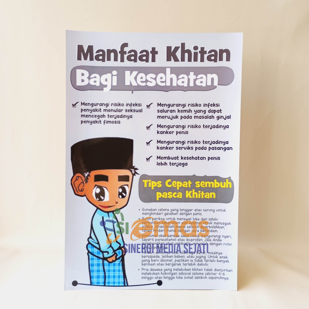 Jual Poster Manfaat Khitan Bagi Kesehatan Poster Kesehatan Shopee Indonesia 