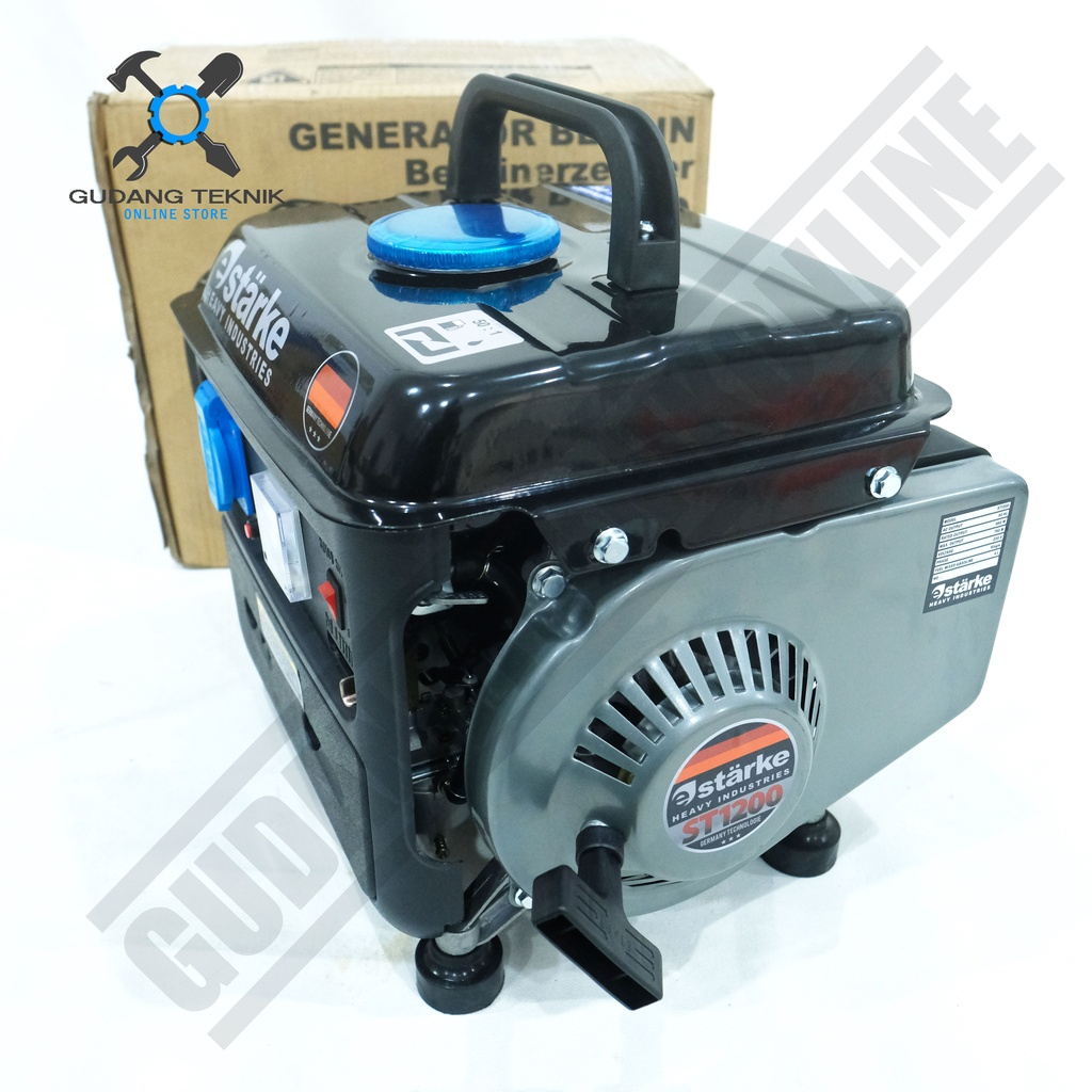 Jual Mesin Genset Listrik 650Watt 2 Tak ST1200 STARKE TG1200 BIRLA ...