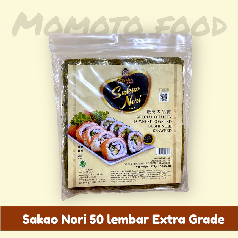 Jual Sakao Sushi Nori Extra Grade 50 Lembar Shopee Indonesia