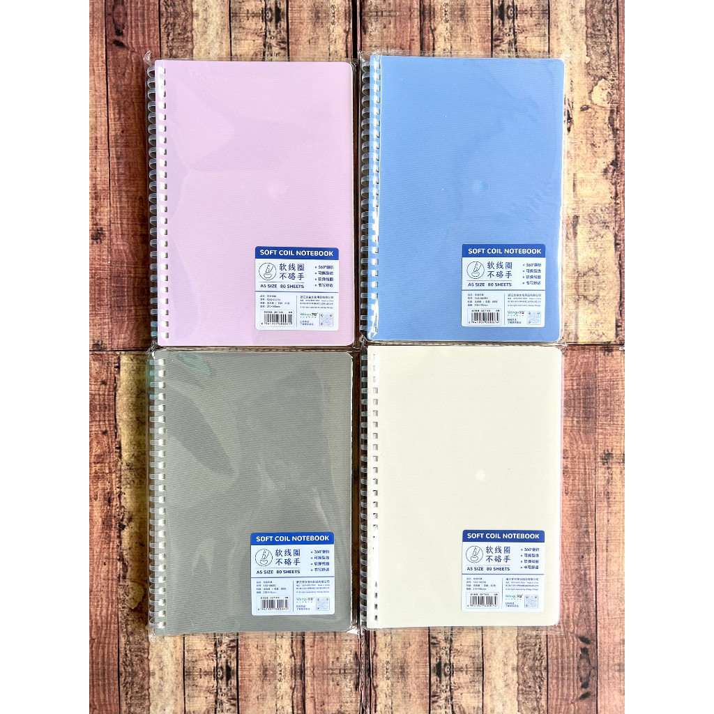 Jual Notepad Wengu Soft Coil SXQ002 - Notebook A5 B5 - Notebook Spiral ...