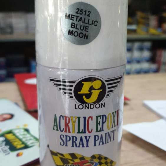 Jual Cat Semprot Warna Metalik RJ London Acrylic Epoxy Spray Paint 150